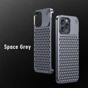 ALPHA Hybrid Metal Mesh iPhone Case - Space Grey