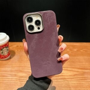 Matte Luxe iPhone Case - Deep Purple